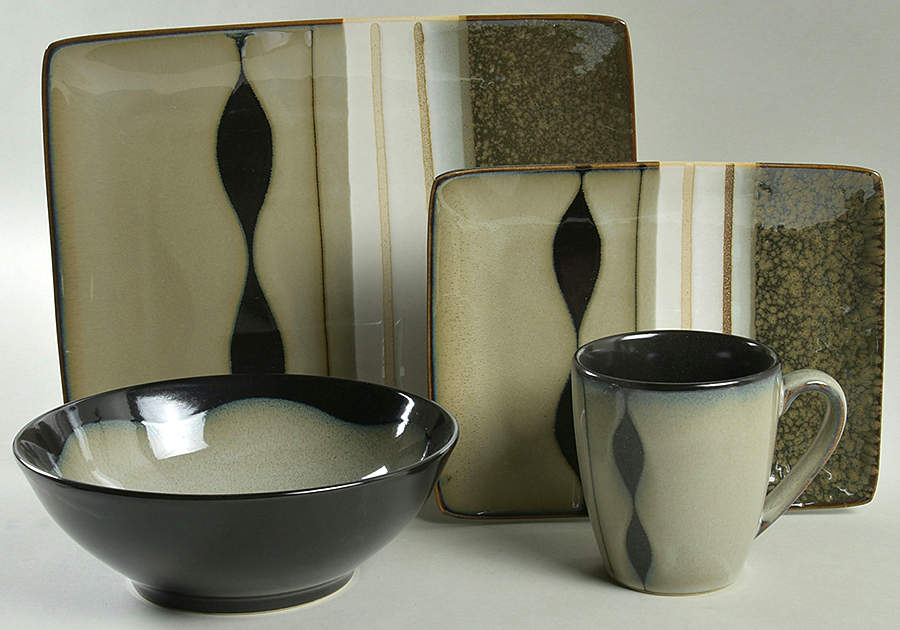 Prelude Black 32 Piece Estate Set by Sango-1