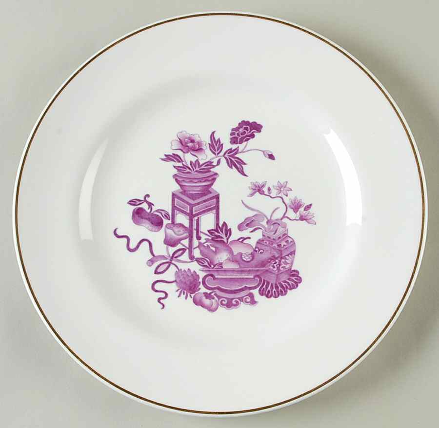 Bowpot Purple Luncheon Plate by Spode-1