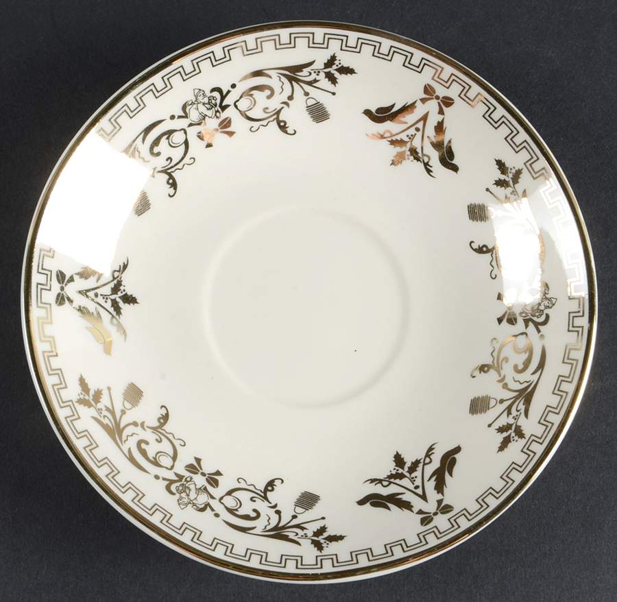 Christmas Tree Gold Collection Saucer by Spode-1