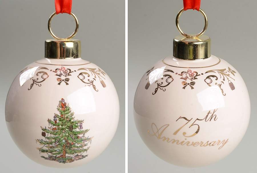 Christmas Tree Gold Collection Ornament by Spode-1