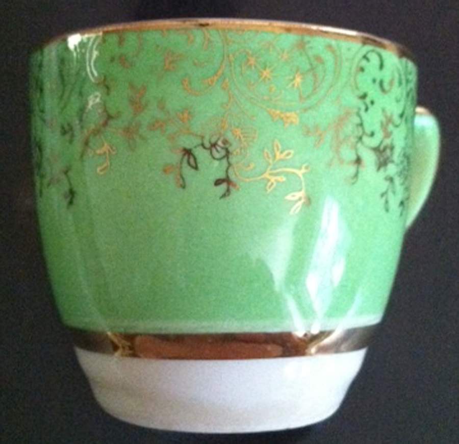 Aristocrat Light Green Flat Demitasse Cup by Salem-1