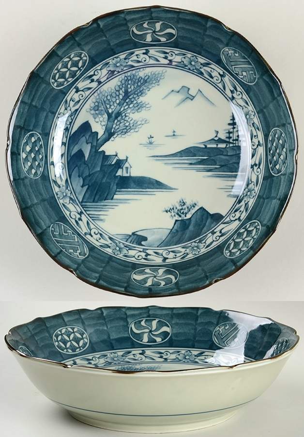 SAD103 9" Round Vegetable Bowl by Sadek-1