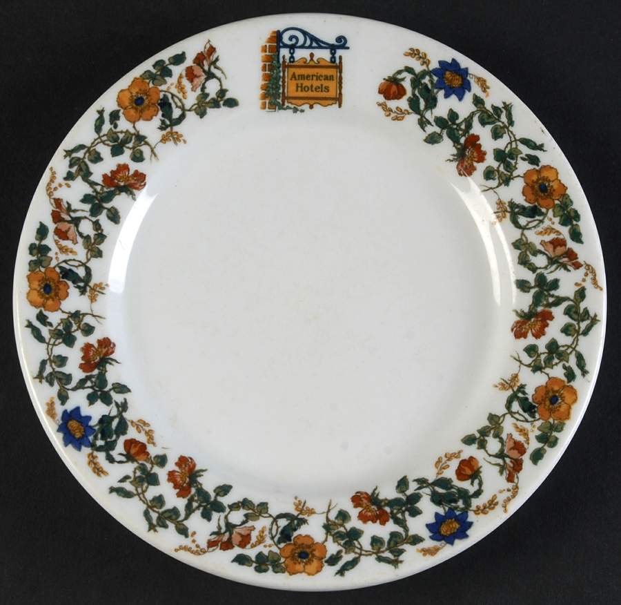 American Hotels Bread & Butter Plate by Scammell-1