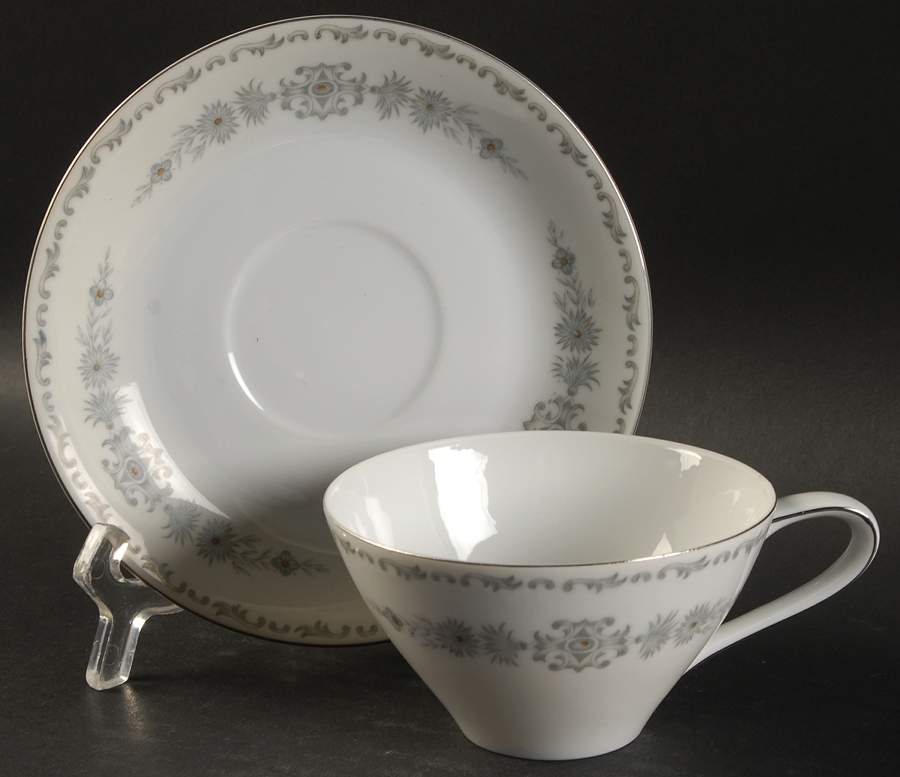 Empire Flat Cup & Saucer Set by Seyei Toki Co-1