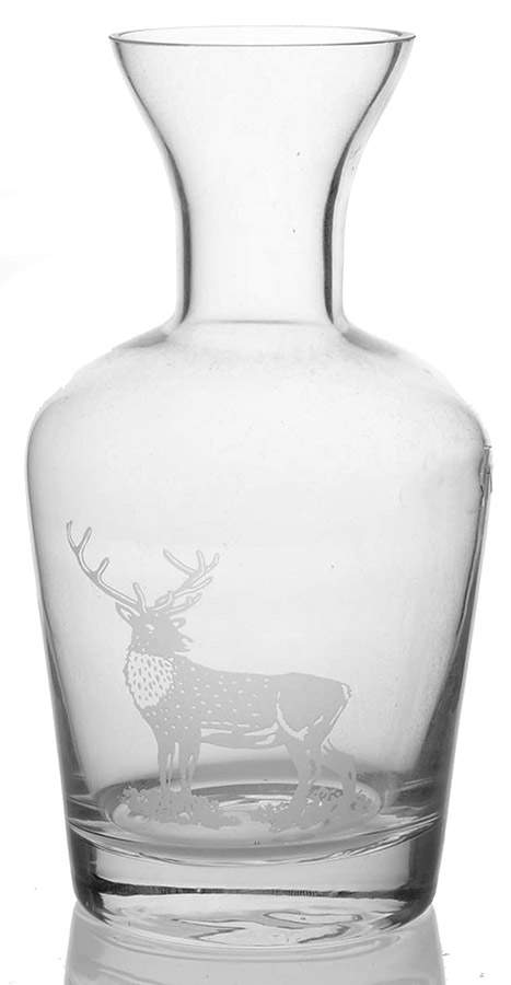 Glen Lodge Stag Glassware Carafe, No Lid by Spode-1