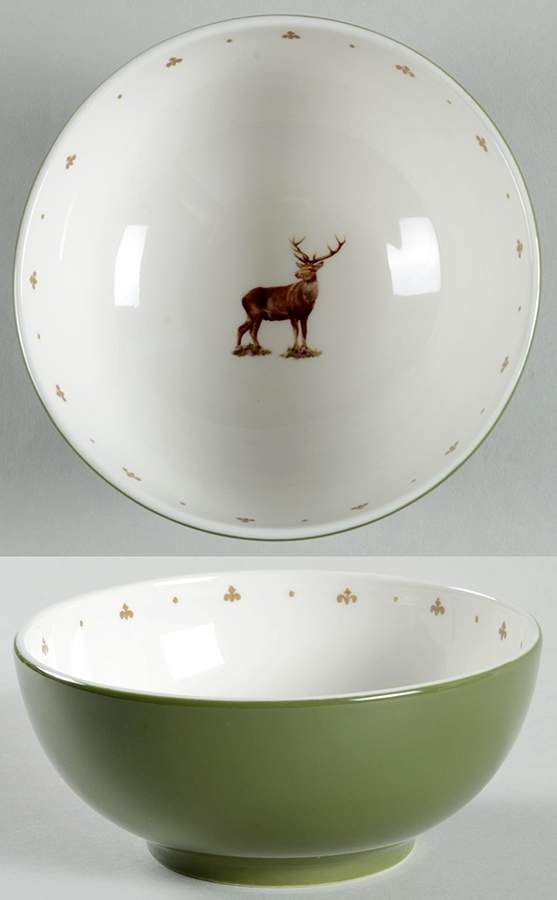 Glen Lodge Stag Fruit/Dessert (Sauce) Bowl by Spode-1