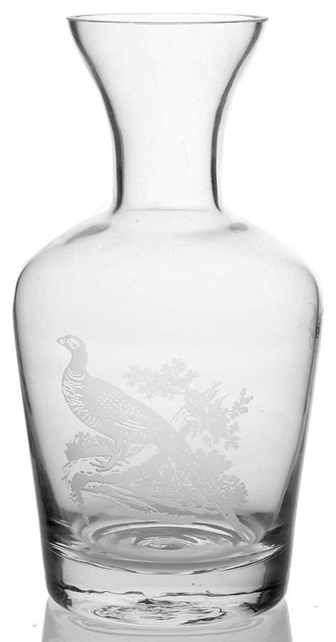 Glen Lodge Pheasant Glassware Carafe, No Lid by Spode-1