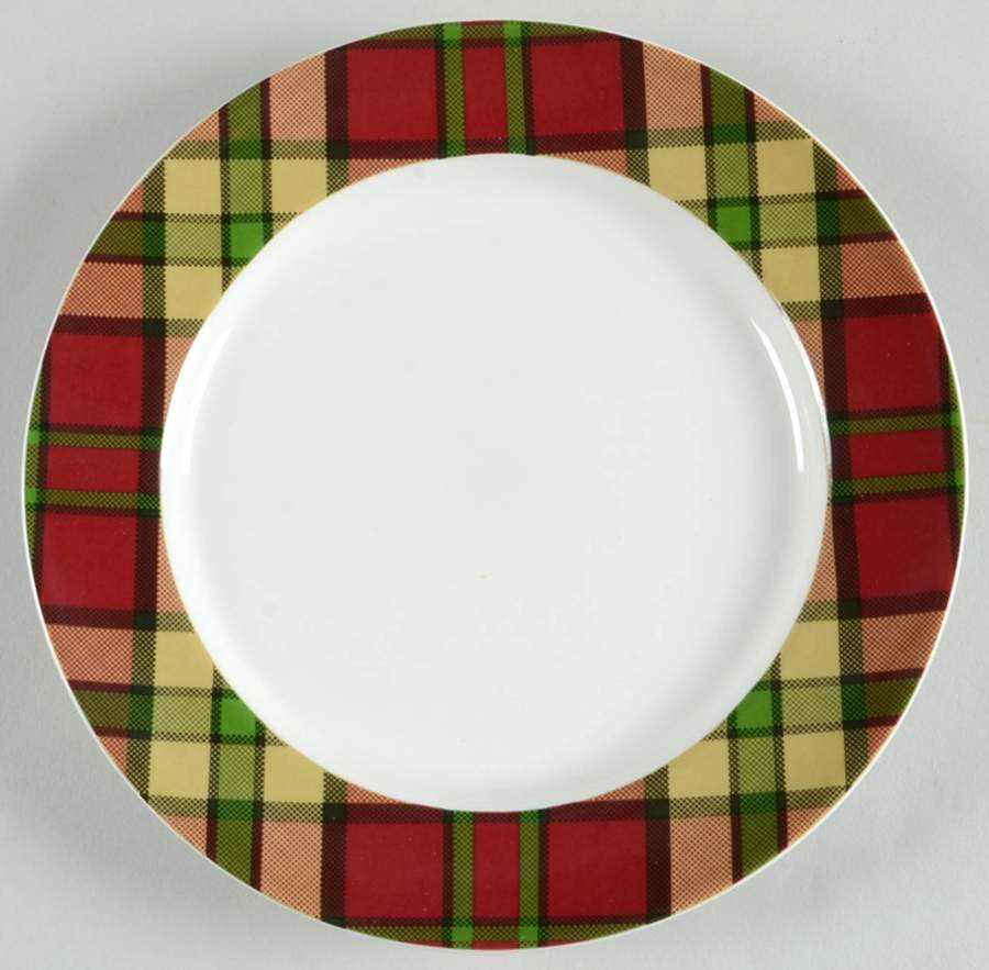 Glen Lodge Tartan Salad/Dessert Plate by Spode-1