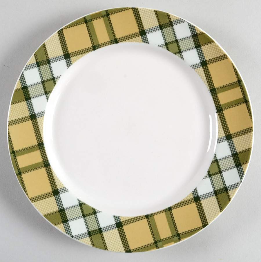 Glen Lodge Tartan Salad/Dessert Plate by Spode-1