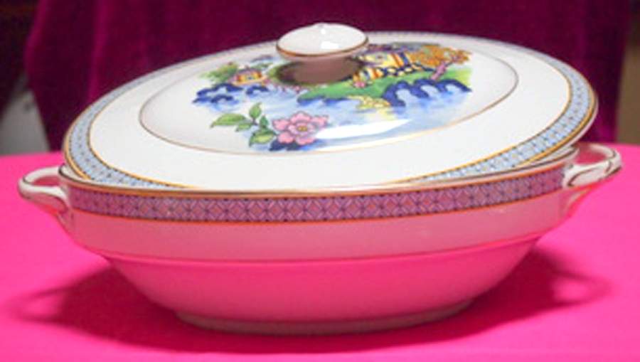 1204 Oval Covered Vegetable by Swinnertons-1