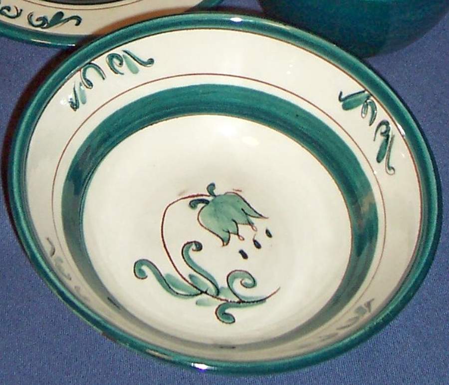 Tulip Teal Coupe Cereal Bowl by Stangl-1