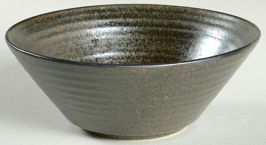 Comet Collection Black Soup/Cereal Bowl by Sango-1