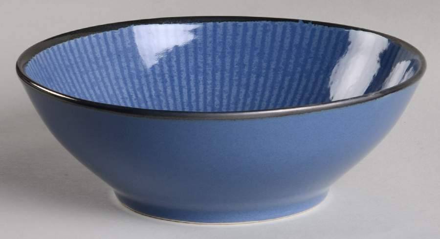 Corona Collection Blue Soup/Cereal Bowl by Sango-1
