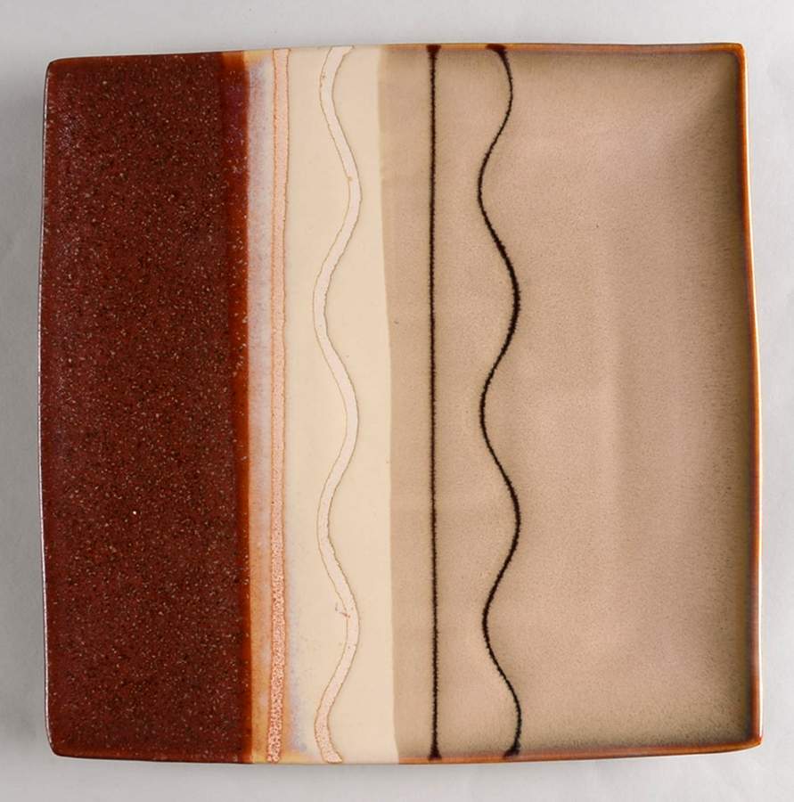Zanzibar Brown Dinner Plate by Sango-1