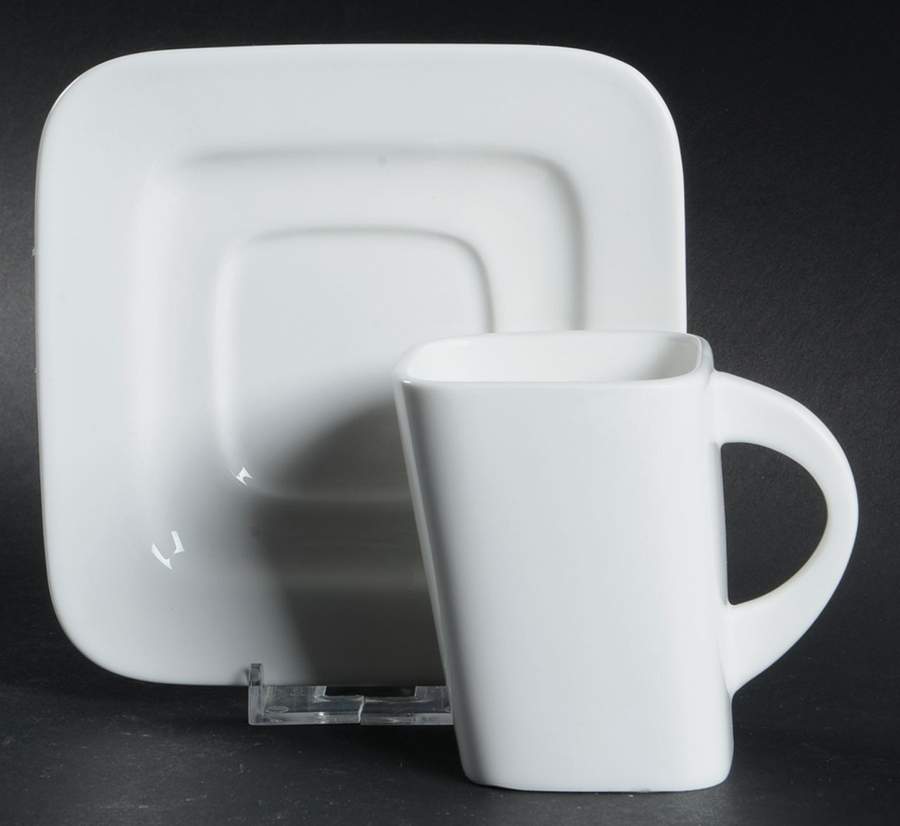 SNO9 Flat Cup & Saucer Set by Studio Nova-1
