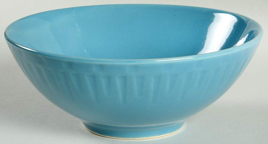 Contempo Aqua (Teal) Soup/Cereal Bowl by Sango-1