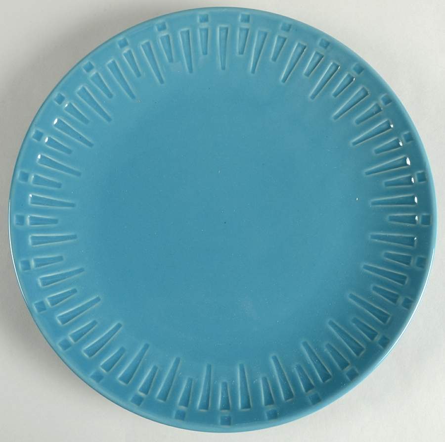 Contempo Aqua (Teal) Dinner Plate by Sango-1