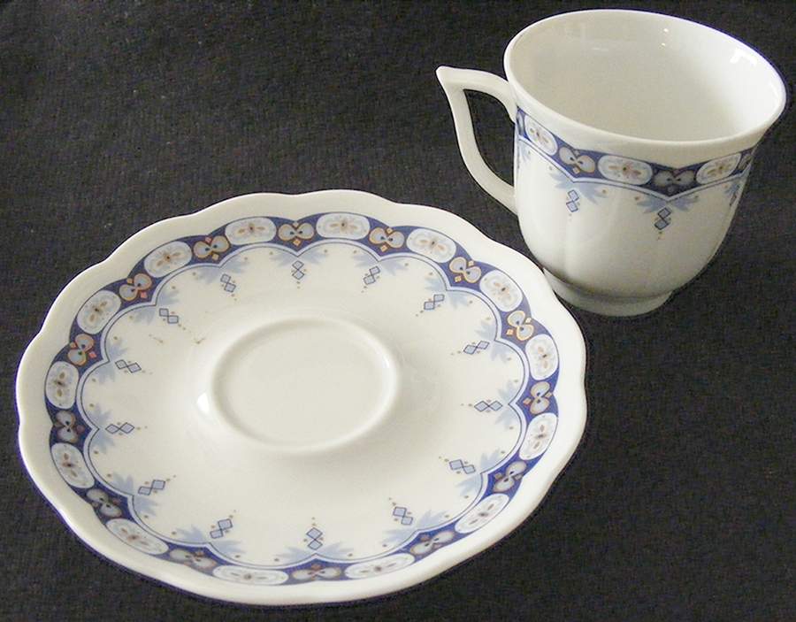 SLT449 Footed Demitasse Cup & Saucer Set by Seltmann-1