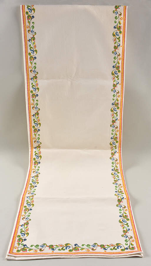 Mara 14" x 84" Cloth Table Runner by Sur La Table-1