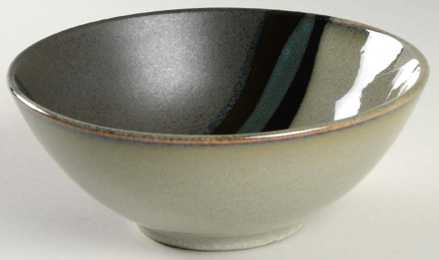 Athens Black Soup/Cereal Bowl by Sango-1