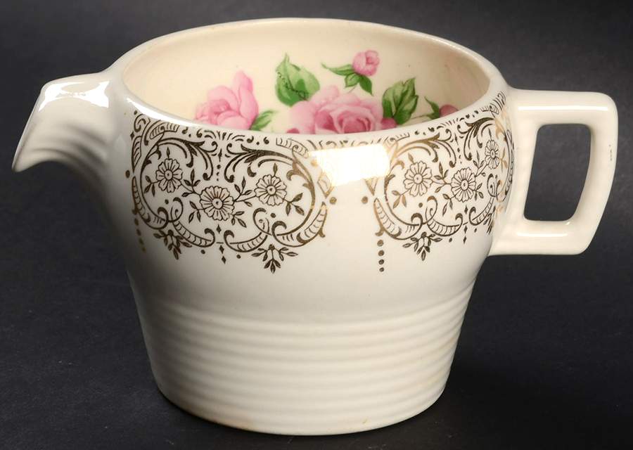 China Bouquet Creamer by Sebring Pottery-1