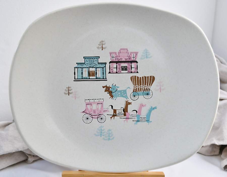 Comstock 14" Oval Serving Platter by Salem-1