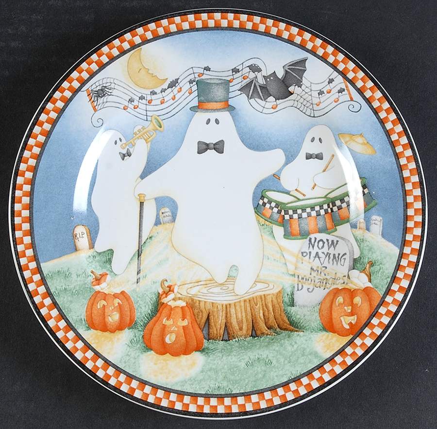 Spooky Town Salad Plate by Sakura-1