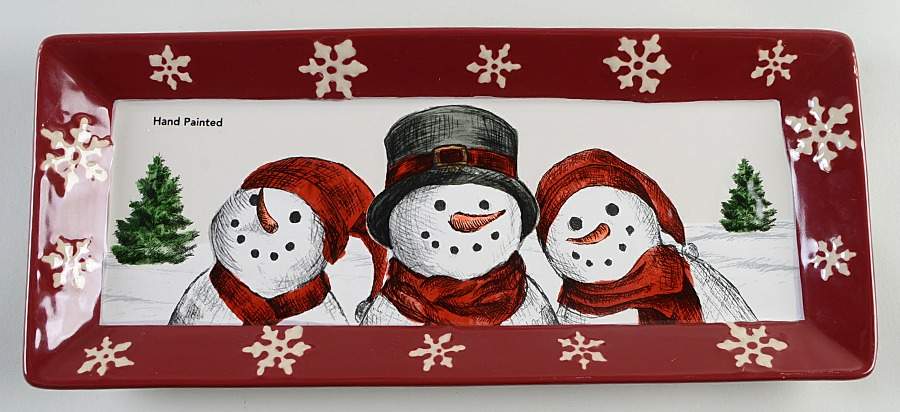 Yuletide Large Sandwich Tray by St Nicholas Square-1
