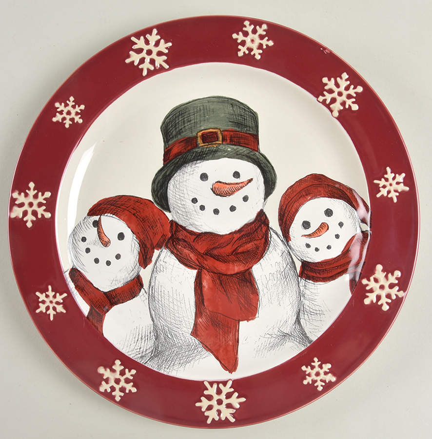 Yuletide Dinner Plate by St Nicholas Square-1