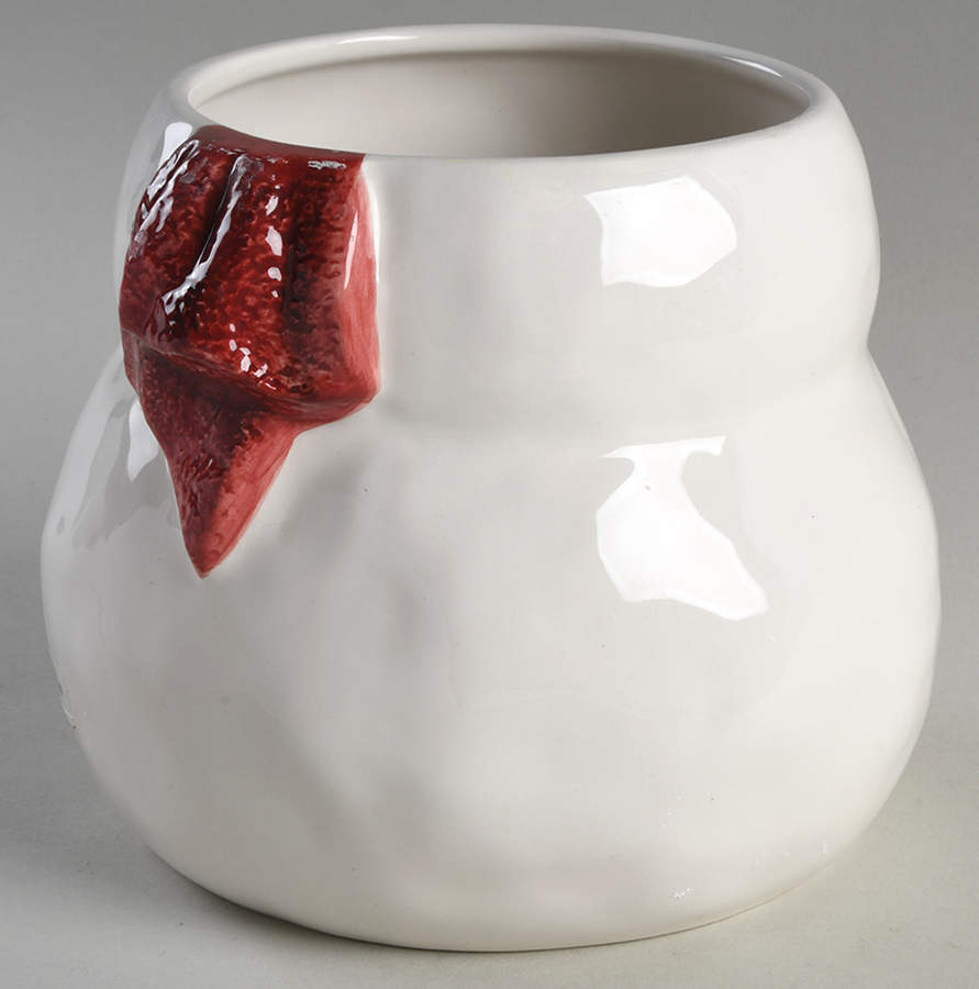 Yuletide Figural Cookie Jar No Lid by St Nicholas Square-1