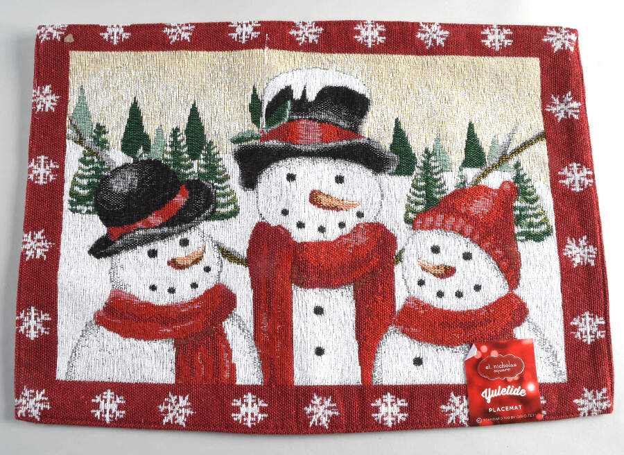 Yuletide Rectangular Cloth Placemat by St Nicholas Square-1