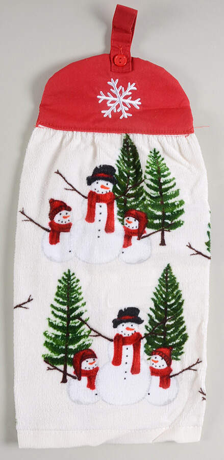 Yuletide Cloth Kitchen Towel by St Nicholas Square-1
