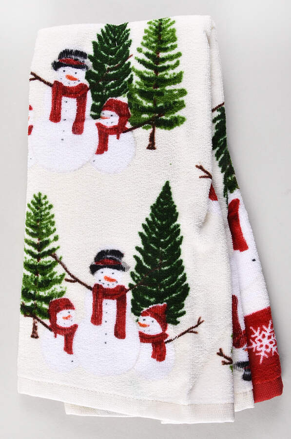 Yuletide Cloth Kitchen Towel (Set of Motifs 3 & 4) by St Nicholas Square-1