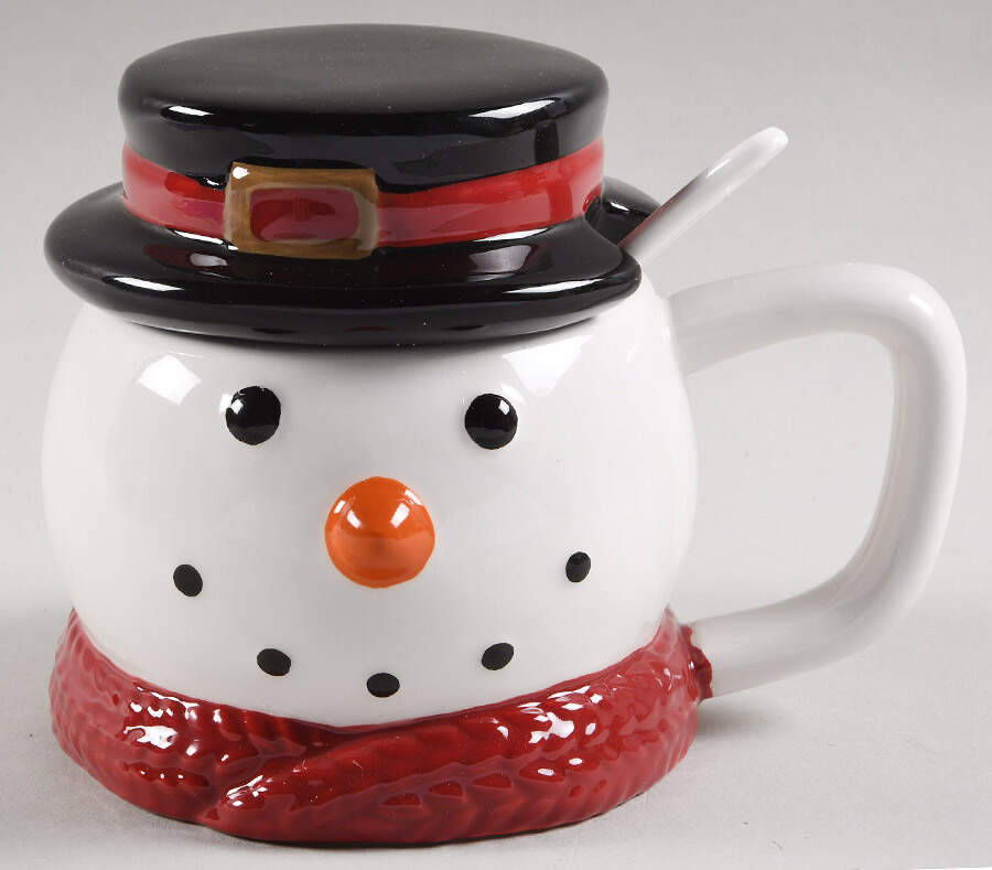 Yuletide Figural Mug with Lid & Spoon by St Nicholas Square-1