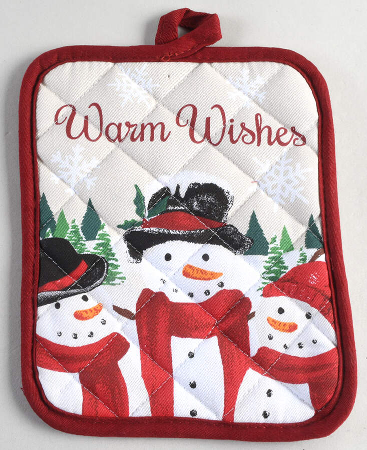 Yuletide Cloth Potholder by St Nicholas Square-1
