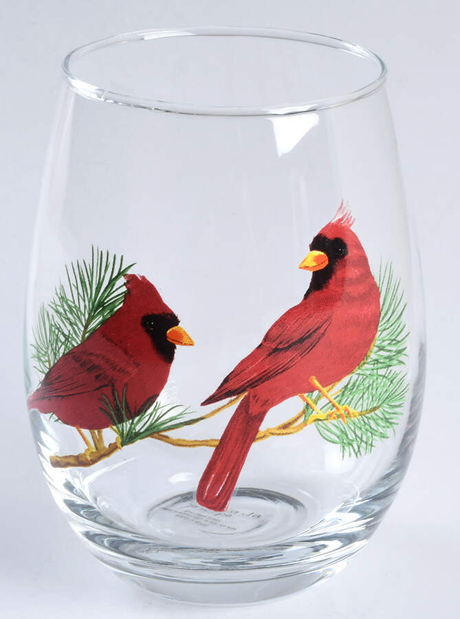Yuletide Glassware Stemless Wine by St Nicholas Square-1
