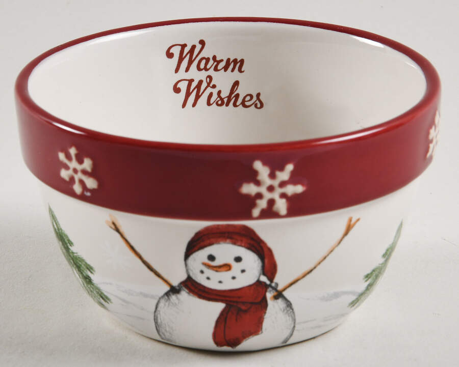 Yuletide 3" Nesting Bowl by St Nicholas Square-1