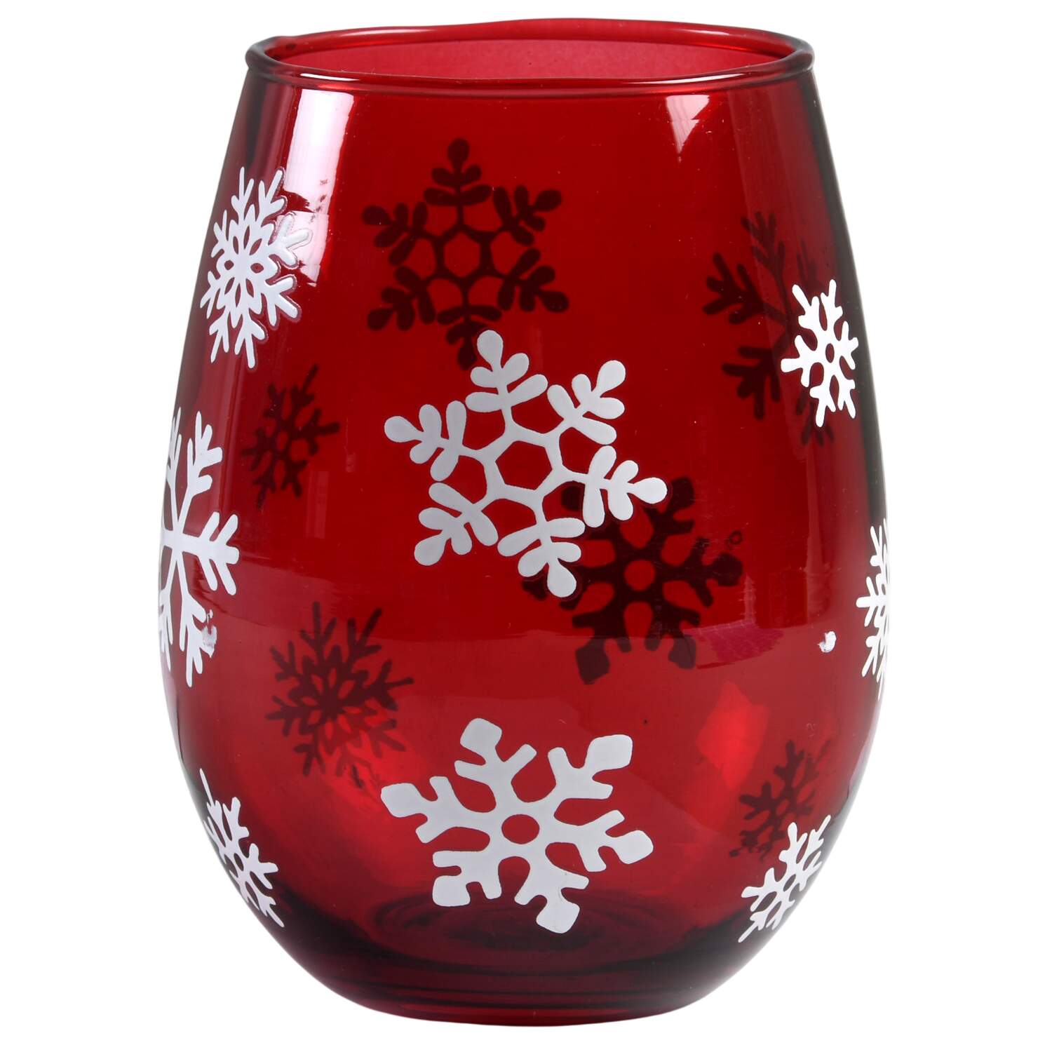 Yuletide Glassware Stemless Wine by St Nicholas Square-1