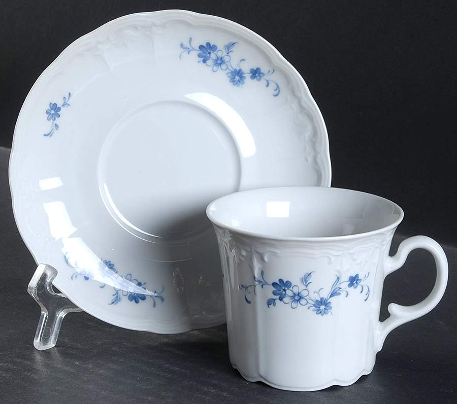 SLT451 Flat Cup & Saucer Set by Seltmann-1
