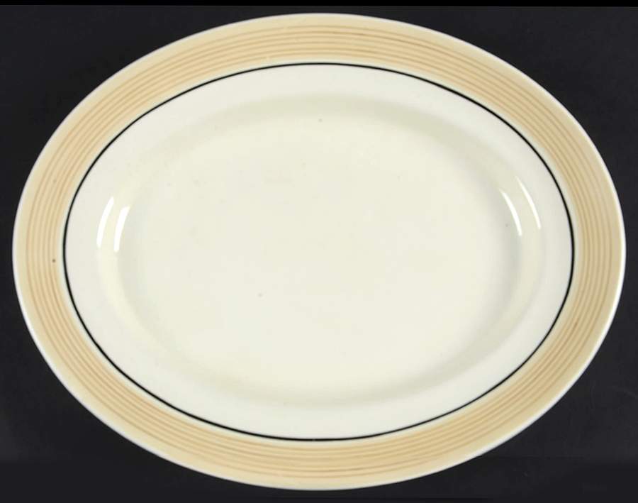 STV19 12" Oval Serving Platter by John Steventon & Son-1
