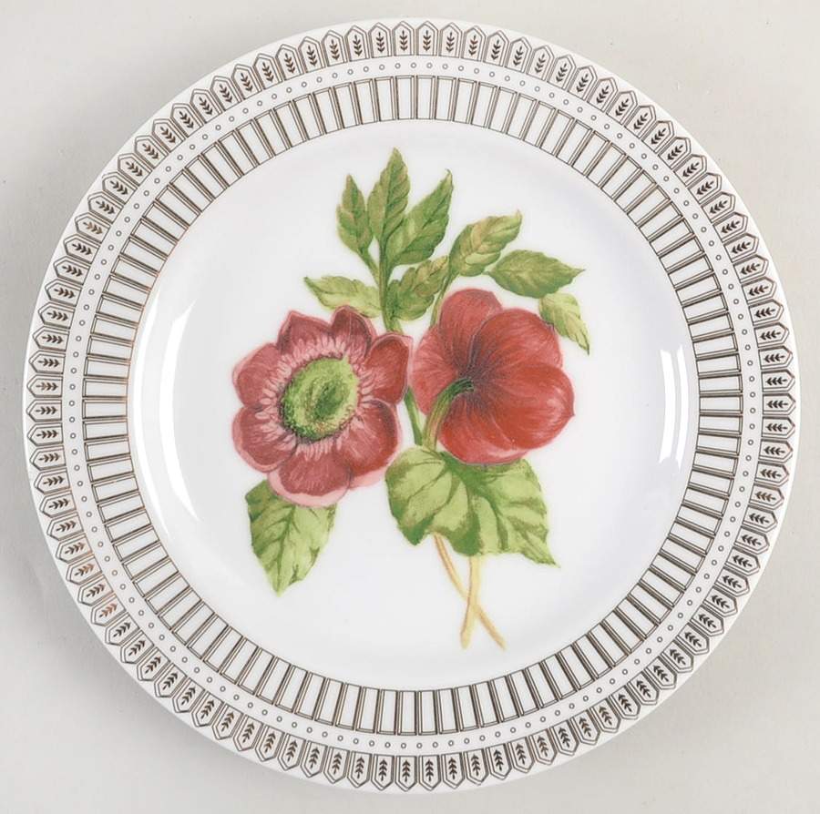 Fleur de Rouge Salad Plate by Savinio Designs-1