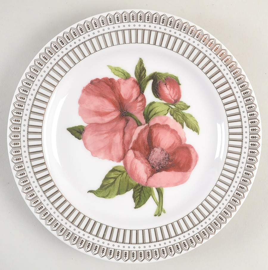 Fleur de Rouge Salad Plate by Savinio Designs-1