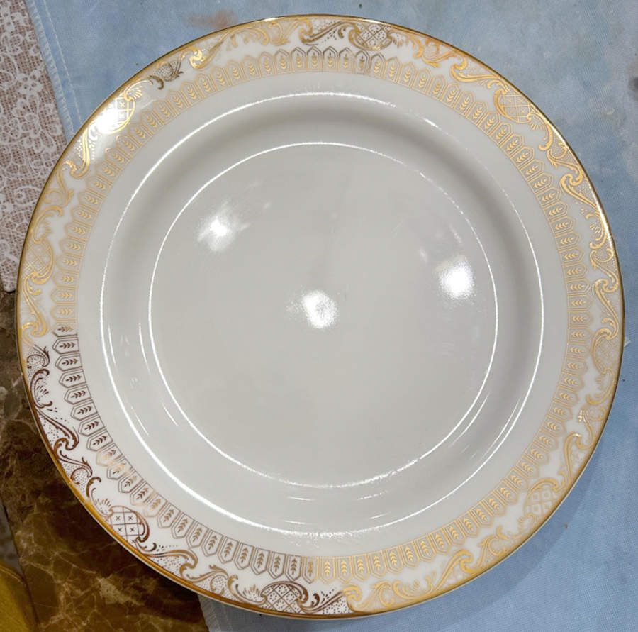 Fleur de Rouge Service Plate (Charger) by Savinio Designs-1