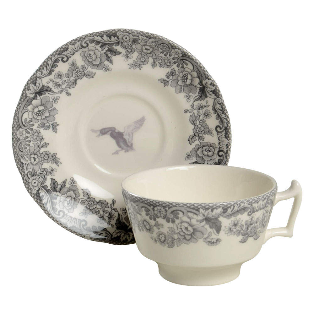 Delamere Rural Footed Cup & Saucer Set by Spode-1