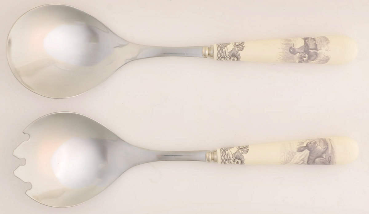 Delamere Rural (2 Piece) Salad Set with Stainless Bowl by Spode-1