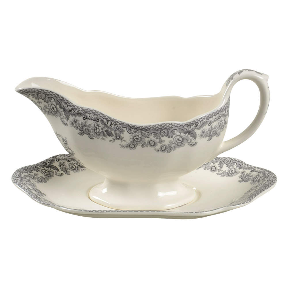 Delamere Rural Gravy Boat & Underplate by Spode-1