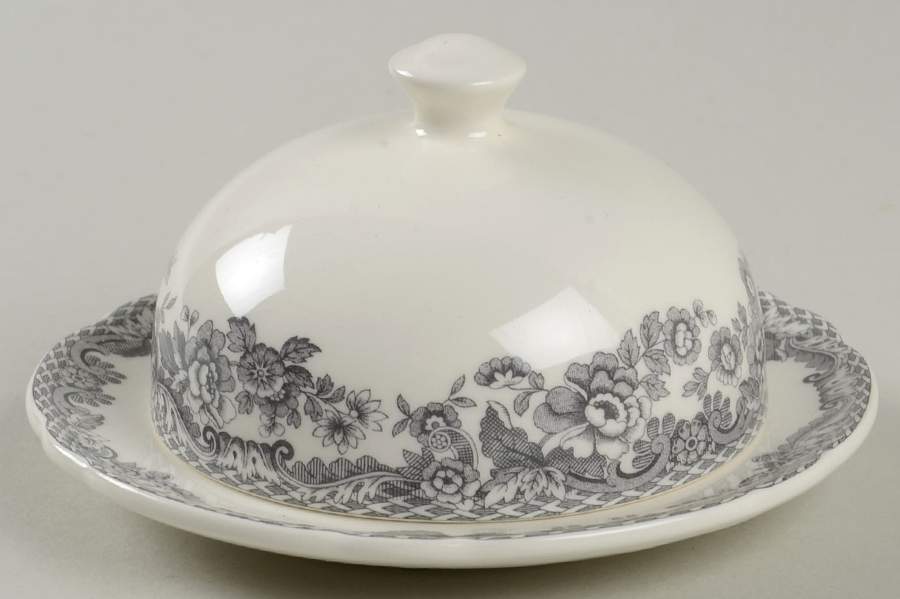 Delamere Rural Mini Round Covered Butter by Spode-1