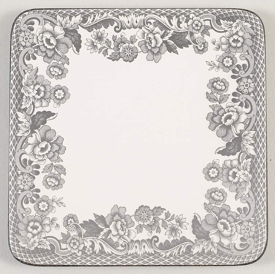 Delamere Rural Square Corkback Coaster by Spode-1