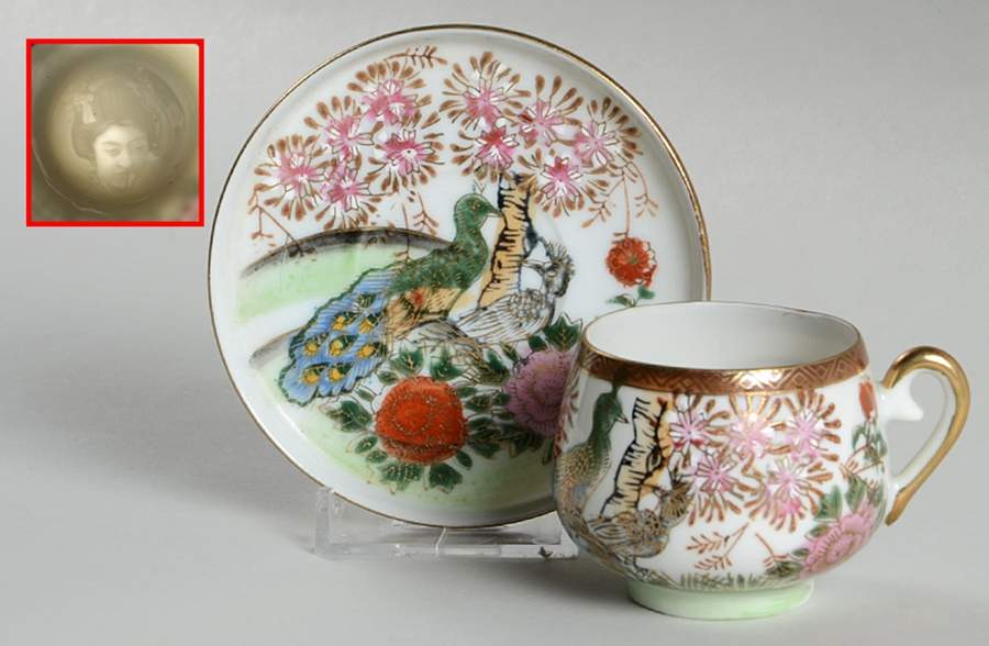 SAD104 Footed Cup & Saucer Set by Sadek-1