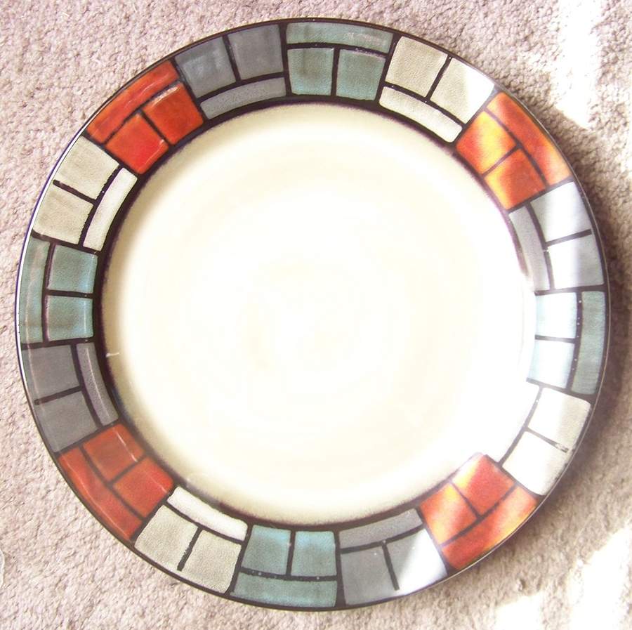 Windowpane Dinner Plate by Signature-1